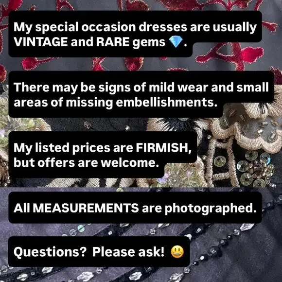 ICE silk beaded floral maxi dress long cowl neck vintage Y2K‎ pink black fairy M - Picture 16 of 17